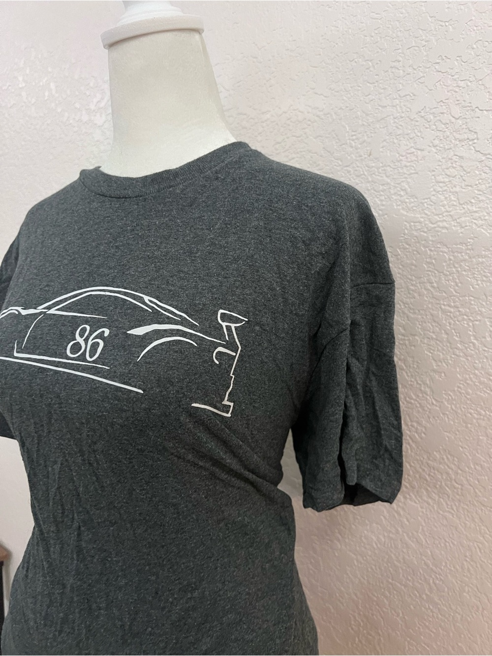 Toyota 86 Graphic T-Shirt Men’s Medium Gray Sports Car JDM Streetwear Tee - Picture 3 of 5